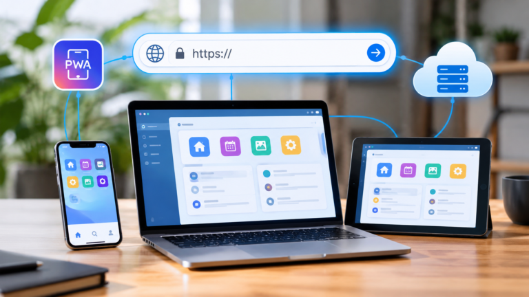 Applications web, PWA et services cloud : pourquoi l’adresse du site reste importante même quand tout ressemble à une application ?